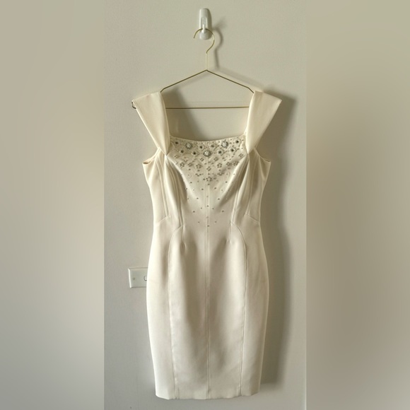 KAREN MILLEN
BEADED BARDOT PENCIL DRESS, SIZE 10 (AU 8) - Picture 2 of 8